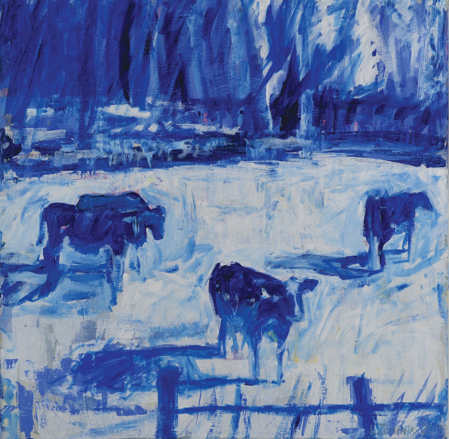 Cows in Winter I