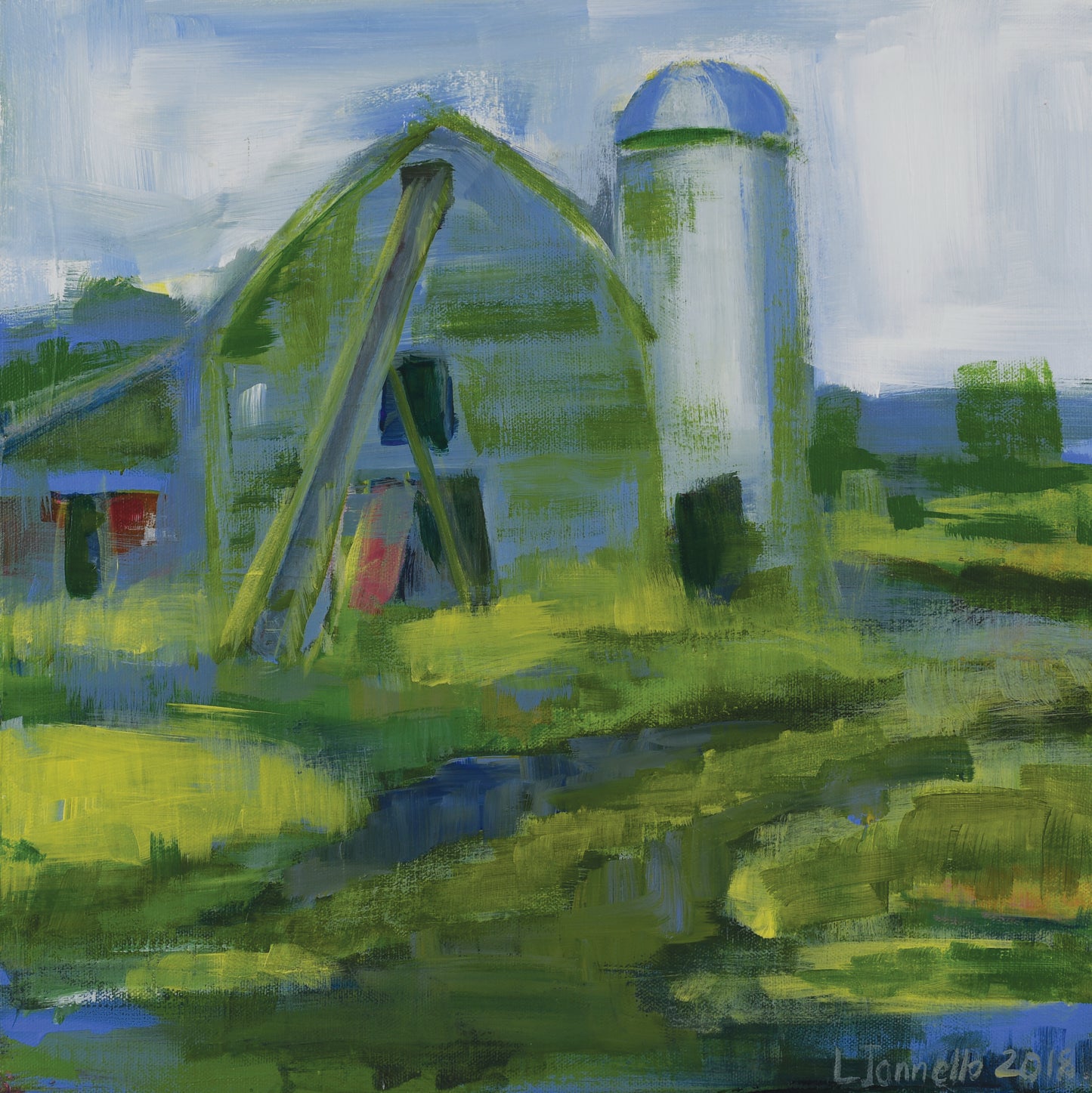 Barn with Silo